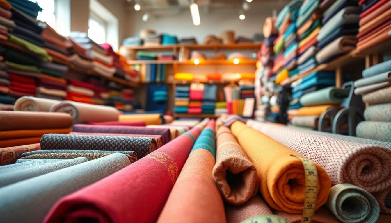Fabuleuze collectie stof kopen per meter in een stijlvolle stoffenwinkel.