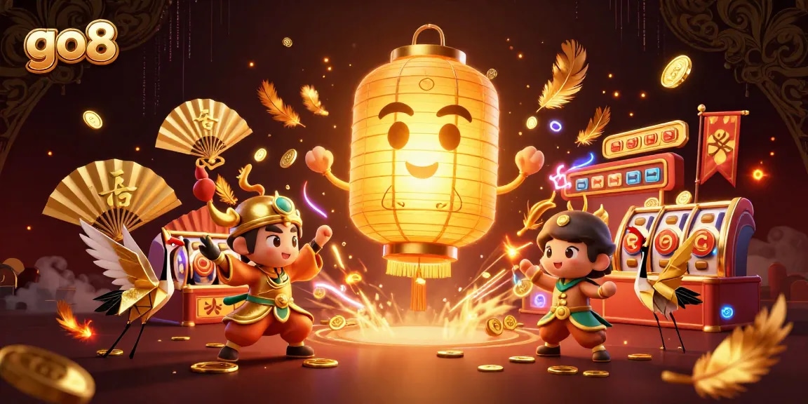 Spin the reels and join the excitement at go8, where golden rewards await in this vibrant casino scene.