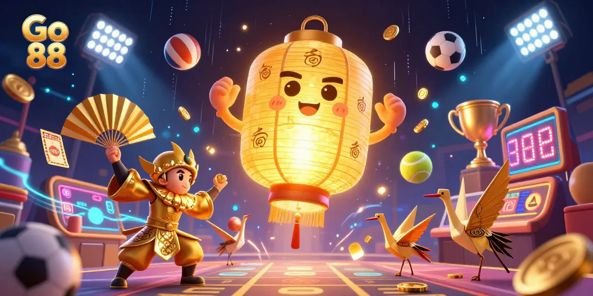 Experience Go 88 with vibrant casino elements and golden spirits enhancing your gaming.