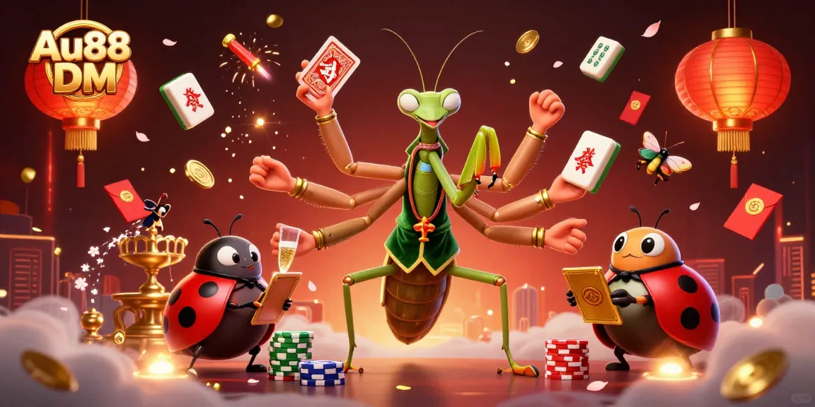 Engage with Au88 DM's thrilling casino experience featuring unique characters and vibrant game elements.