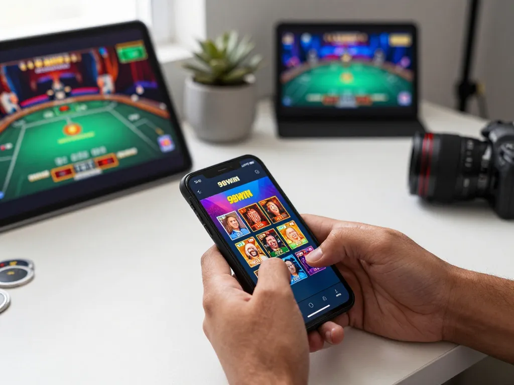Engage with 98win using your smartphone for a thrilling online casino experience.