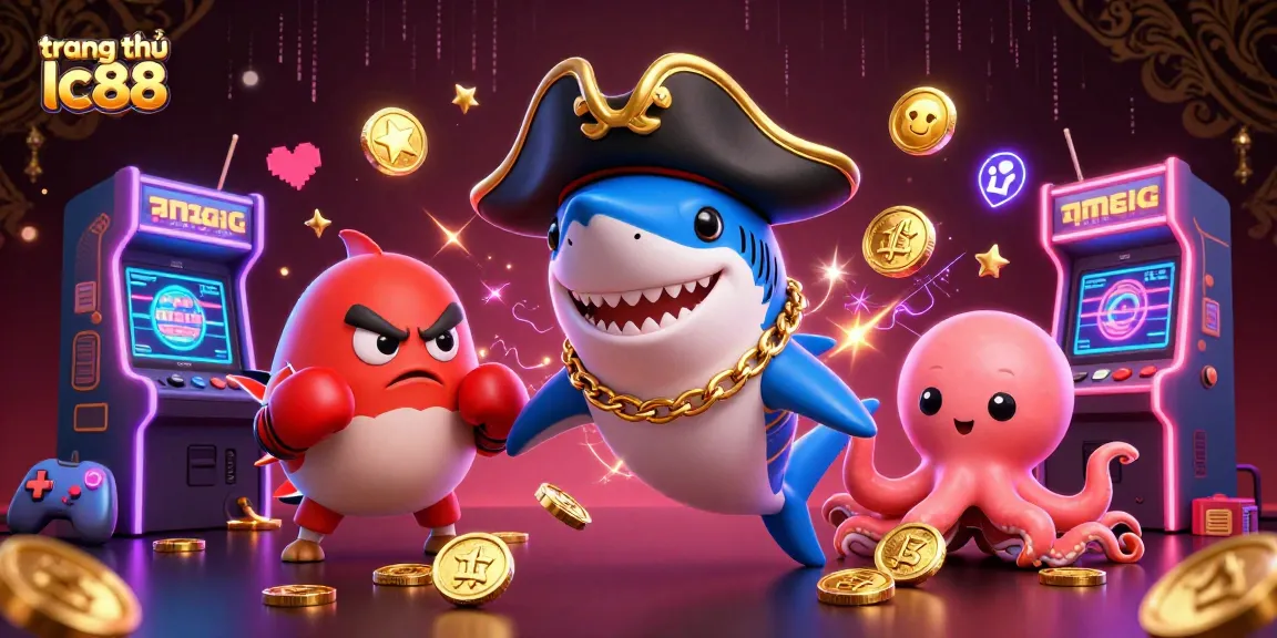 Experience excitement at trang chủ lc88 with a dynamic 3D casino adventure featuring cartoon characters and vibrant games.